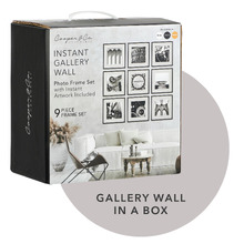 9 Piece Instant Gallery Wall Frame Set